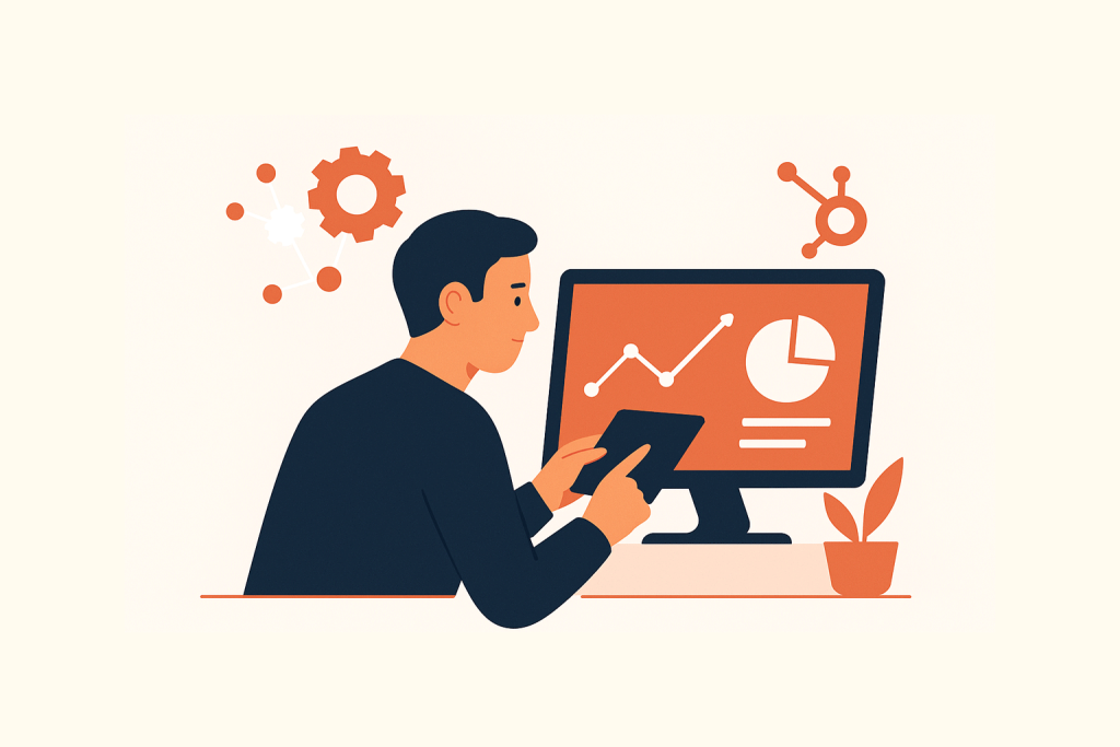 Imagin representando desarrollo y gestión de CRM