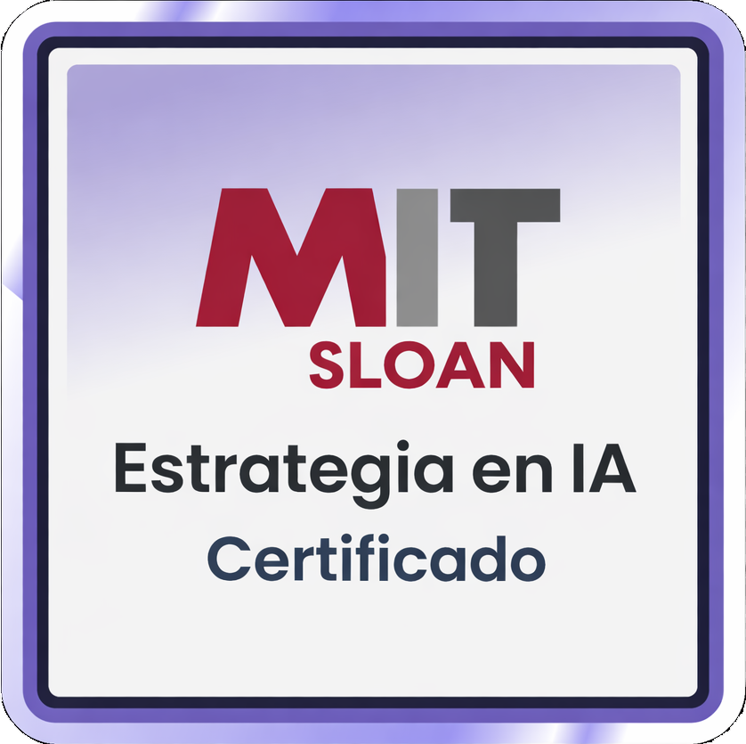 Certificado en Estrategia en la IA de MIT Sloan